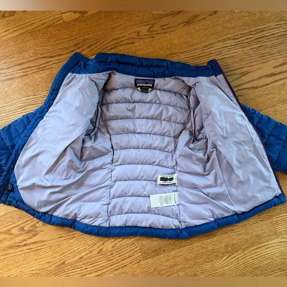 PATAGONIA Down Sweater Jacket Blue Size XS Kids